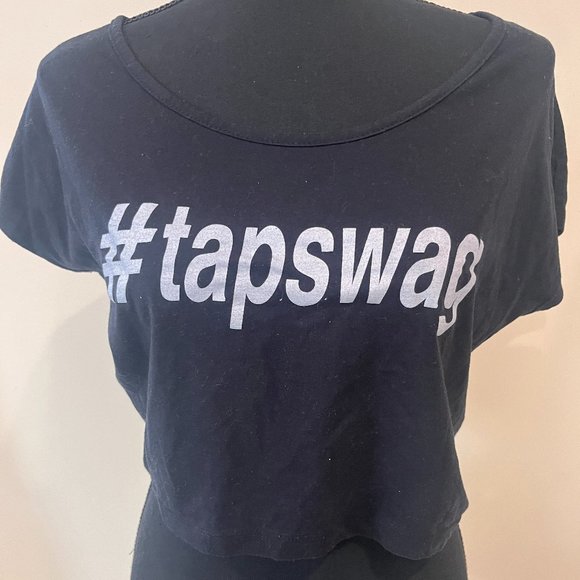 "Tap Swag" Black Dance shirt - Picture 1 of 4